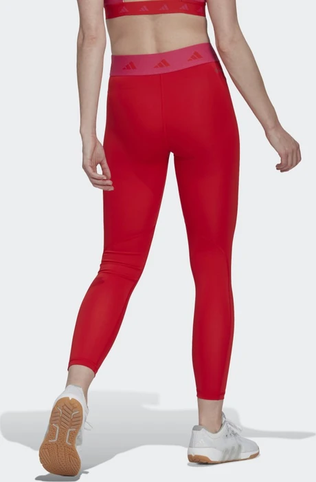 adidas TECHFIT Hose 7/8 vivid red/team real magenta (Damen)