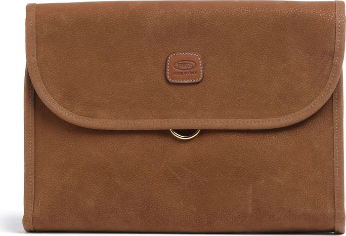 Bric's Life Tri Fold Kulturtasche camel