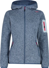 CMP Knit Tech Fleece Hoody Jacke space/sky blue (Damen)