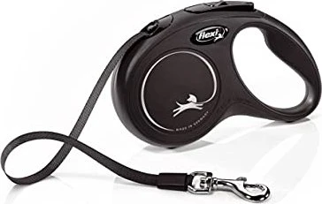 flexi New Classic S, Gurt, 5m, schwarz