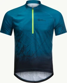 Jack Wolfskin Morobbia Hz Print Trikot kurzarm blue daze (Herren)