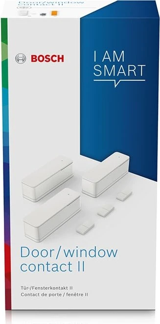 Bosch Smart Home Tür-/Fensterkontakt II, weiß, Schließ-/Öffnungssensor, 3er-Pack