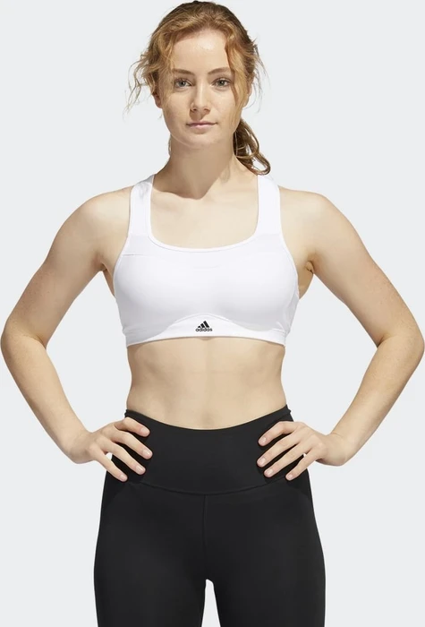 adidas TLRD Impact Training High-Support Sport-BH weiß/schwarz (Damen)