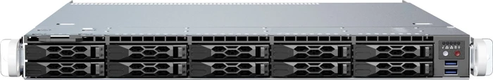 Supermicro SuperChassis LB16AC2-R504W, grau/schwarz, 1HE, 2x 500W redundant