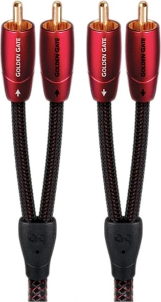 Audioquest Golden Gate Composite Audio Kabel 0.6m rot