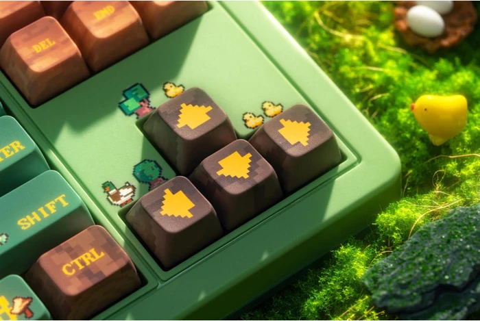 8BitDo Retro 87 Mechanical Keyboard, Forest Wonder, grün, Core Green Tactile, USB/Bluetooth, US
