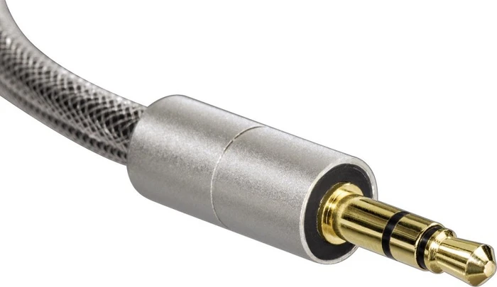 Hama AluLine 3.5mm Klinke Verlängerungskabel