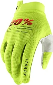 100% iTrack Fahrradhandschuhe fluo yellow (Junior)