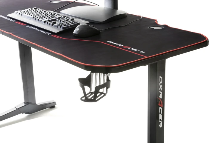 DXRacer Gaming Desk MAX1 Schreibtisch 140x65cm schwarz/schwarz