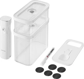 Zwilling Fresh & Save Cube M Starter-Set Vakuumier-Stick, 5-tlg.