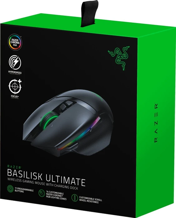Razer Basilisk Ultimate inkl. Dock, USB