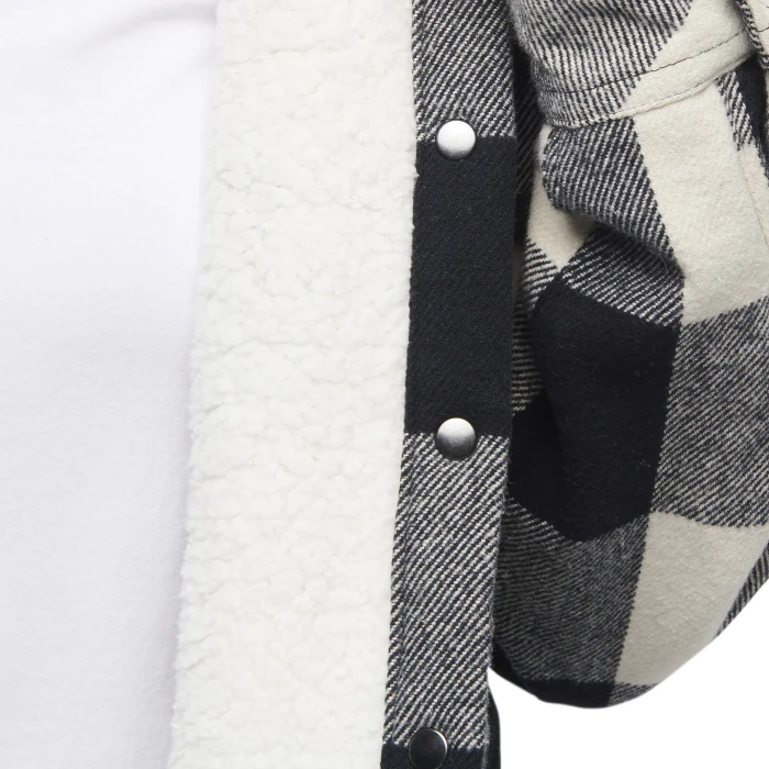 Black Diamond Project Lined Flannel Hemd langarm black/off white plaid (Damen)