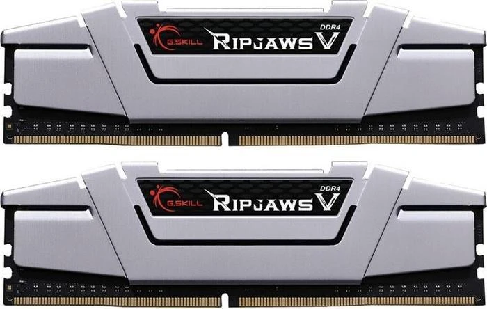 G.Skill RipJaws V silber UDIMM 16GB Kit, DDR4-2666, CL15-15-15-35