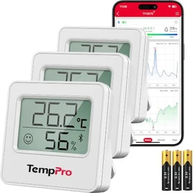 ThermoPro Hygrometer-Temperaturstation weiß, digital