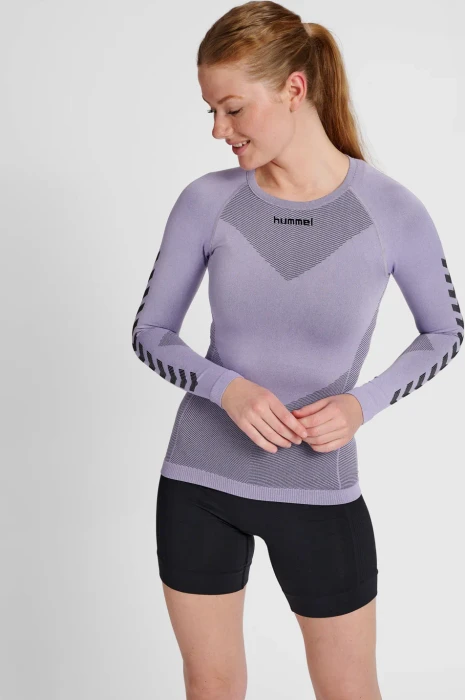 hummel Seamless First Jersey Funktionsshirt langarm lavender (Damen)