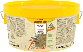 sera Vipagran Baby Nature Mikrosoftgranulat für Jungfische, Aufzuchtfutter, 1.1kg, 2.20l