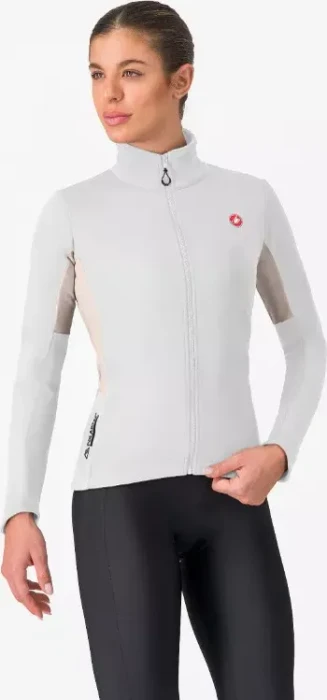 Castelli Entrata 2 Fahrradjacke ivory/silver moon (Damen)