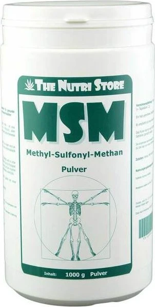 The Nutri Store MSM 100% rein Methyl-Sulfonyl-Methan Pulver, 1.00kg