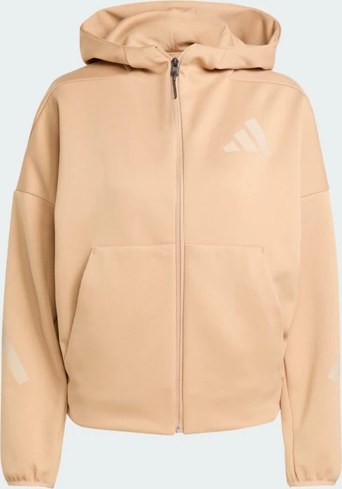 adidas Z.N.E. Zip Hoodie warm sandstone (Damen)