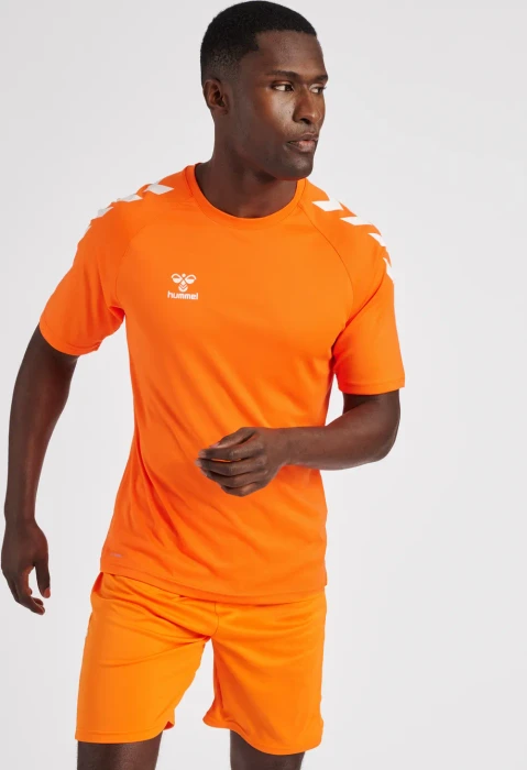 hummel Core XK Funktionsshirt kurzarm orange tiger (Herren)