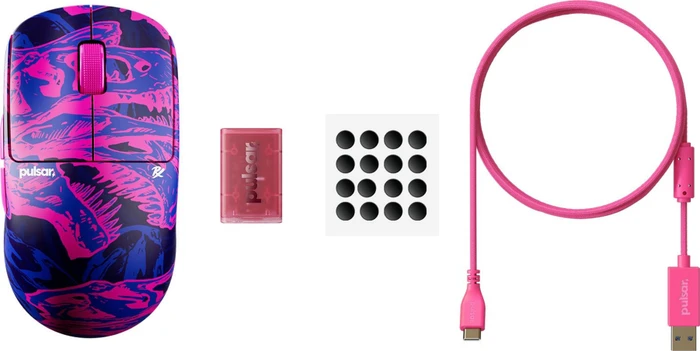 Pulsar Gaming Gears X2 CL CrazyLight Mini Wireless PRX Edition violett/blau, USB