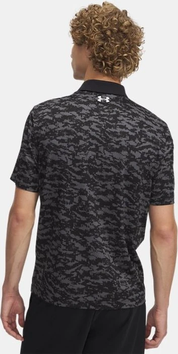 Under Armour Matchplay Printed Poloshirt kurzarm black/castlerock/halo gray (Herren)