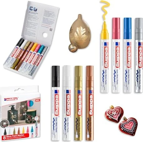 edding 750 Lackmarker sortiert, 8er-Pack