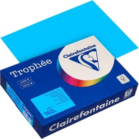 Clairefontaine Trophée Universalpapier matt karibikblau, A4, 160g/m², 250 Blatt