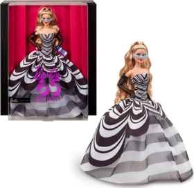 Mattel Barbie - Signature - 65th Anniversary mit blonden Haaren und schwarz-weißer Robe
