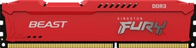 Kingston FURY Beast rot UDIMM 8GB, DDR3-1866, CL10-11-10-30, 2RX8
