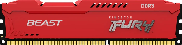 Kingston FURY Beast rot UDIMM 8GB, DDR3-1600, CL10-10-10, 2RX8