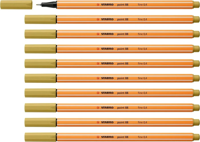 STABILO point 88 khaki, 10er-Pack