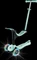 Globber Go Up Sporty Lights Kickboard mint Vorschaubild