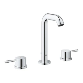 Grohe Essence 3-Loch Waschbeckenarmatur 1/2" M-Size mit Ablauffernbedienung chrom