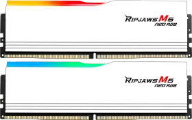 G.Skill Ripjaws M5 Neo RGB weiß UDIMM 32GB Kit, DDR5-6000, CL36-36-36-96