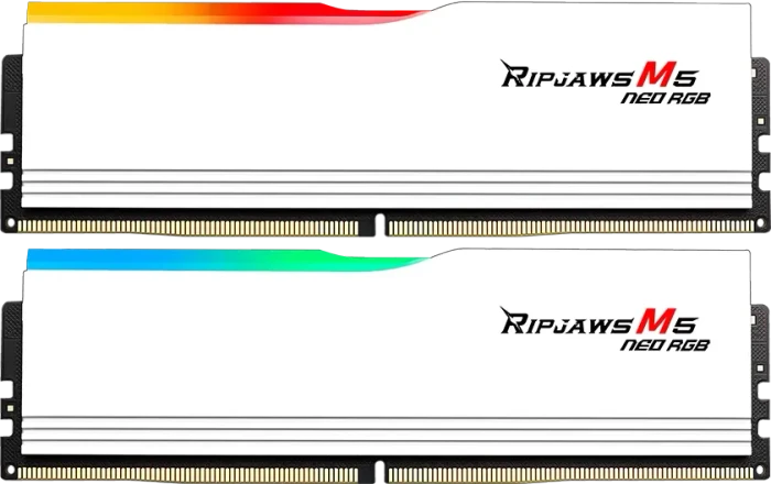 G.Skill Ripjaws M5 Neo RGB weiß UDIMM 32GB Kit, DDR5-6000, CL36-36-36-96