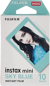 Fujifilm instax mini Sofortbildfilm Sky Blue, 10 Aufnahmen