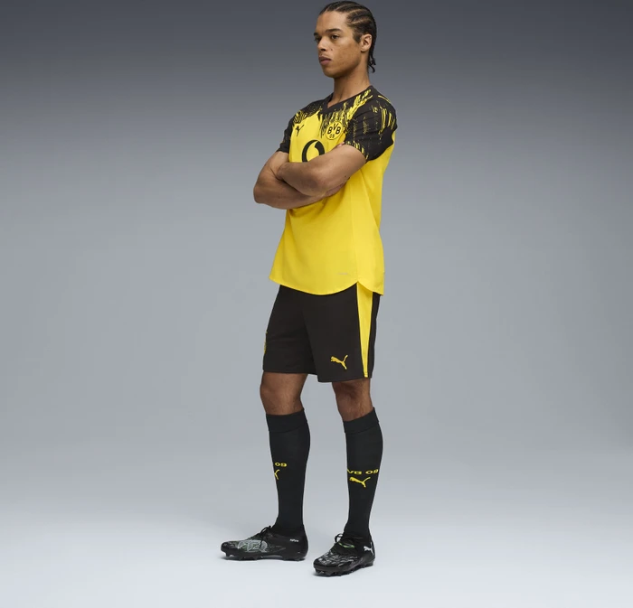 Puma BVB Borussia Dortmund 2025/2026 Heimshorts puma black/faster yellow