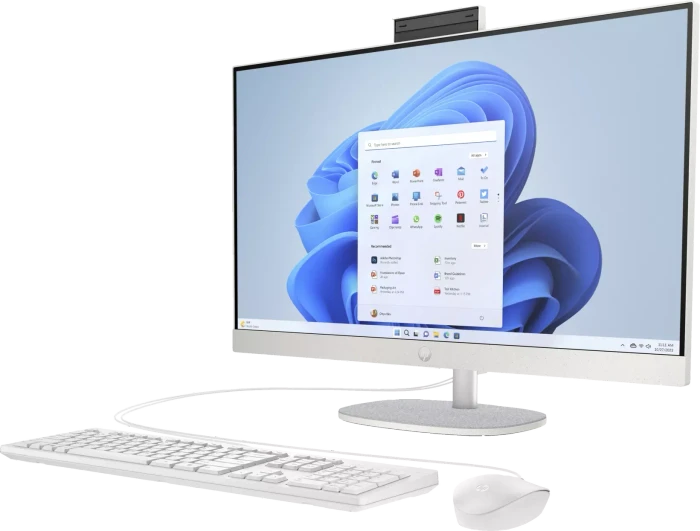 HP All-in-One 27-cr0475ng, weiß, Core i7-1355U, 16GB RAM, 1TB SSD