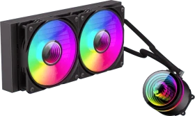 GameMax IceBurg 240mm Infinity, schwarz