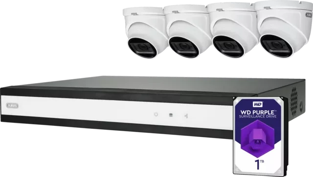 ABUS Videoüberwachung 8-Kanal Komplettset, Set