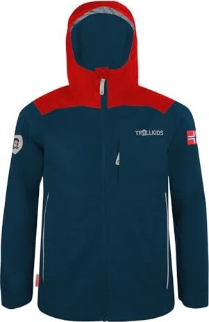 Trollkids Bergen Funktionsjacke bright red (Junior)