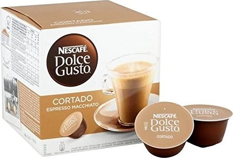 Nestlé Nescafe Dolce Gusto Espresso Cortado Kaffeekapseln, 32 Stück (2x 16 Stück)