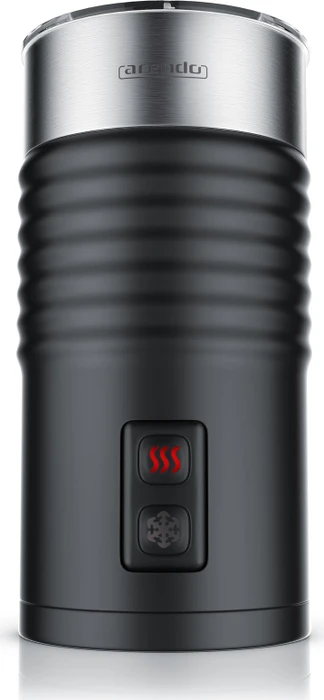 Arendo Milkloud elektrischer Milchaufschäumer schwarz