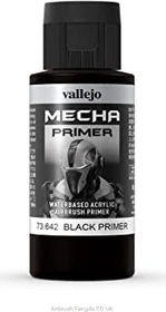 Vallejo Mecha Color 642 black primer, 60ml