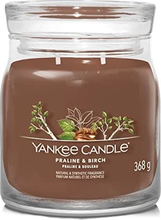 Yankee Candle Praline & Birch Duftkerze, 368g