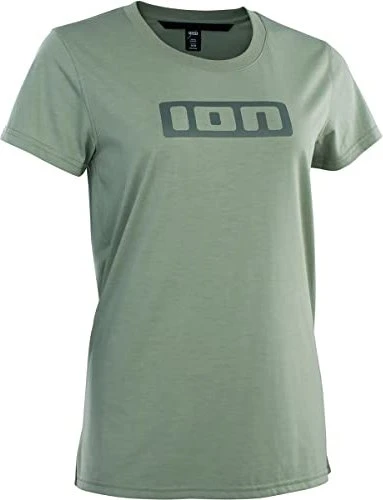 ION Bike Tee Logo SS DR Trikot kurzarm sea grass (Damen)