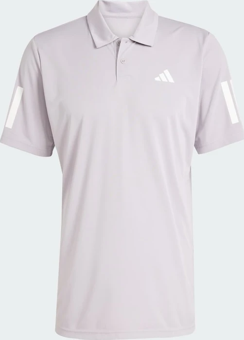 adidas Club 3-Streifen Tennis Poloshirt kurzarm glory grey (Herren)