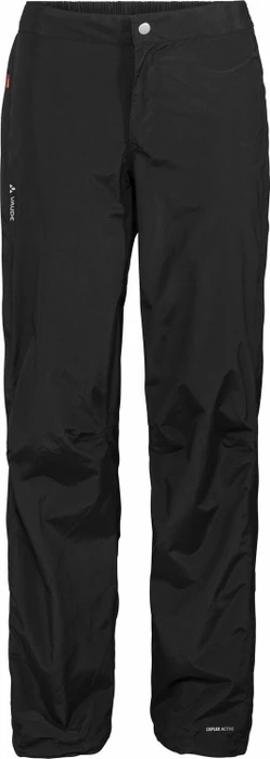 Vaude Yaras Rain Zip III Fahrradhose lang schwarz (Damen)