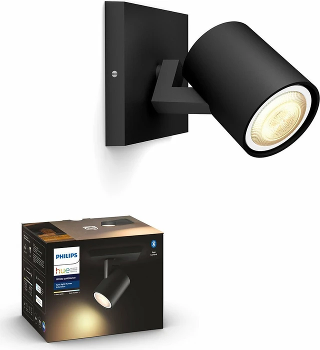 Philips Hue White Ambiance Runner Spot Erweiterung 1-flammig schwarz